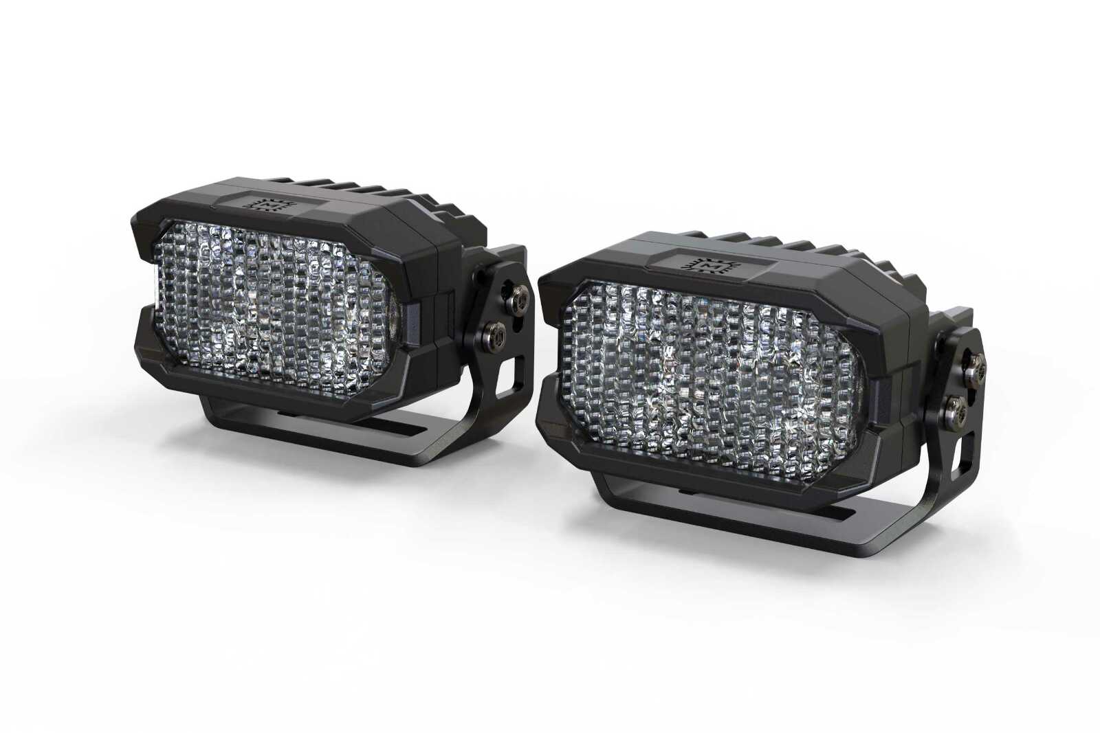 Morimoto Profile Morimoto 2Banger HXB LED Pod (Flood, Yellow, Set) -1