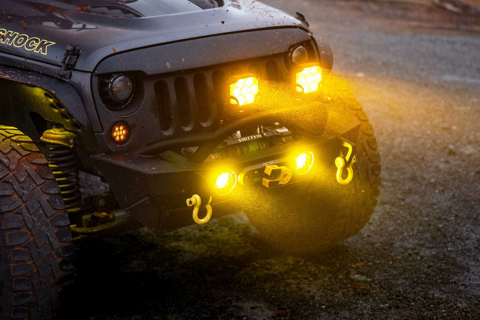 Morimoto BigBanger HXB LED Pod (Spot / Yellow / Each) -5