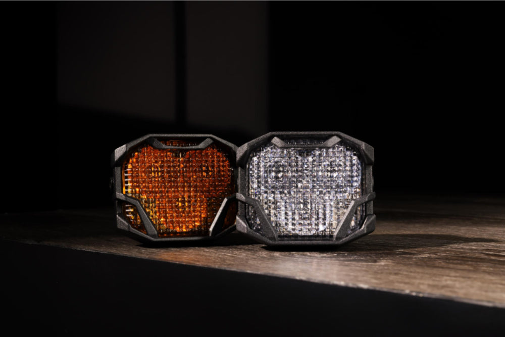 Morimoto 4Banger 2.0 HXB LED Pods (Flood / Yellow / Set) -4