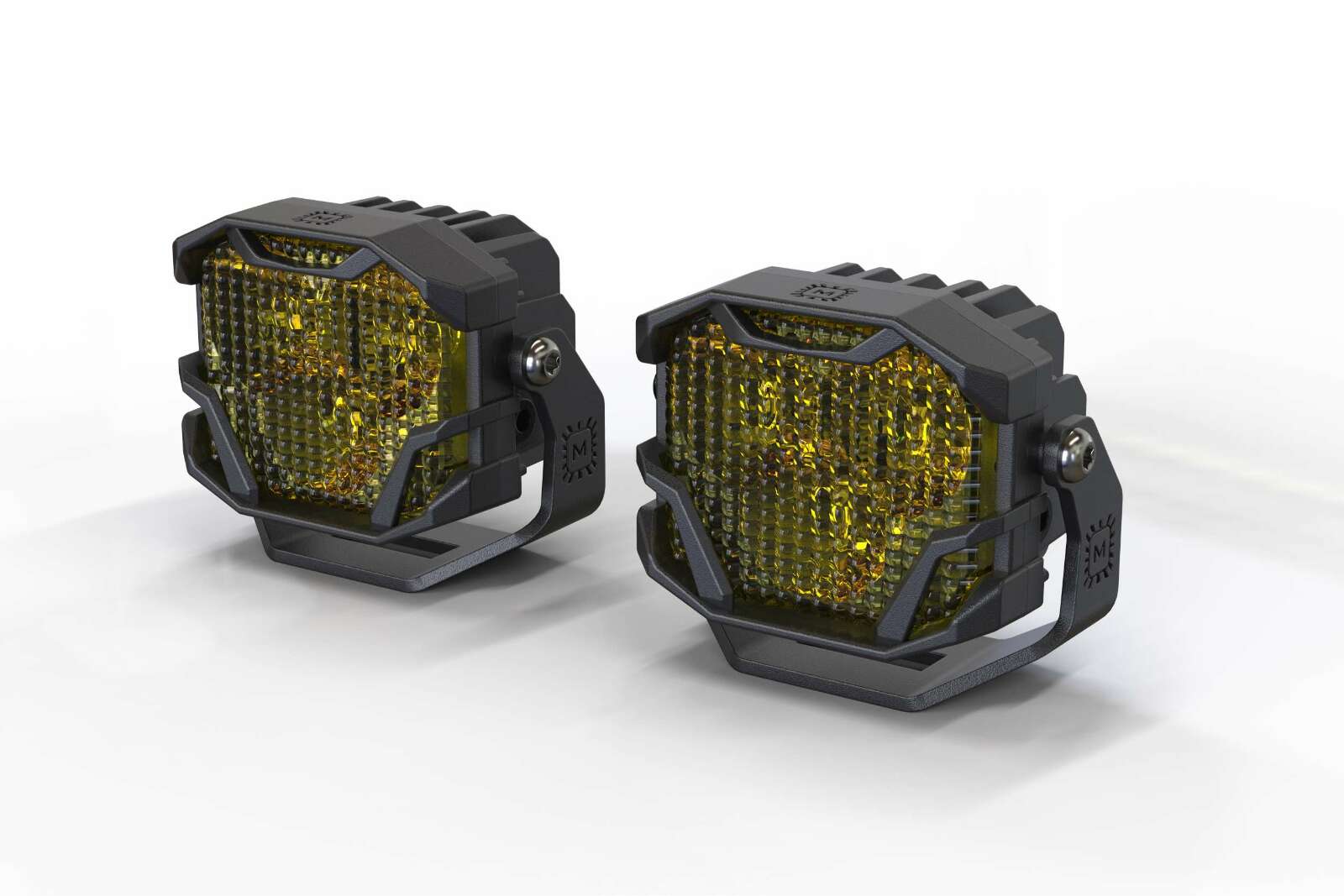 Morimoto 4Banger 2.0 NCS LED Pods (Flood / Yellow / Set) -1