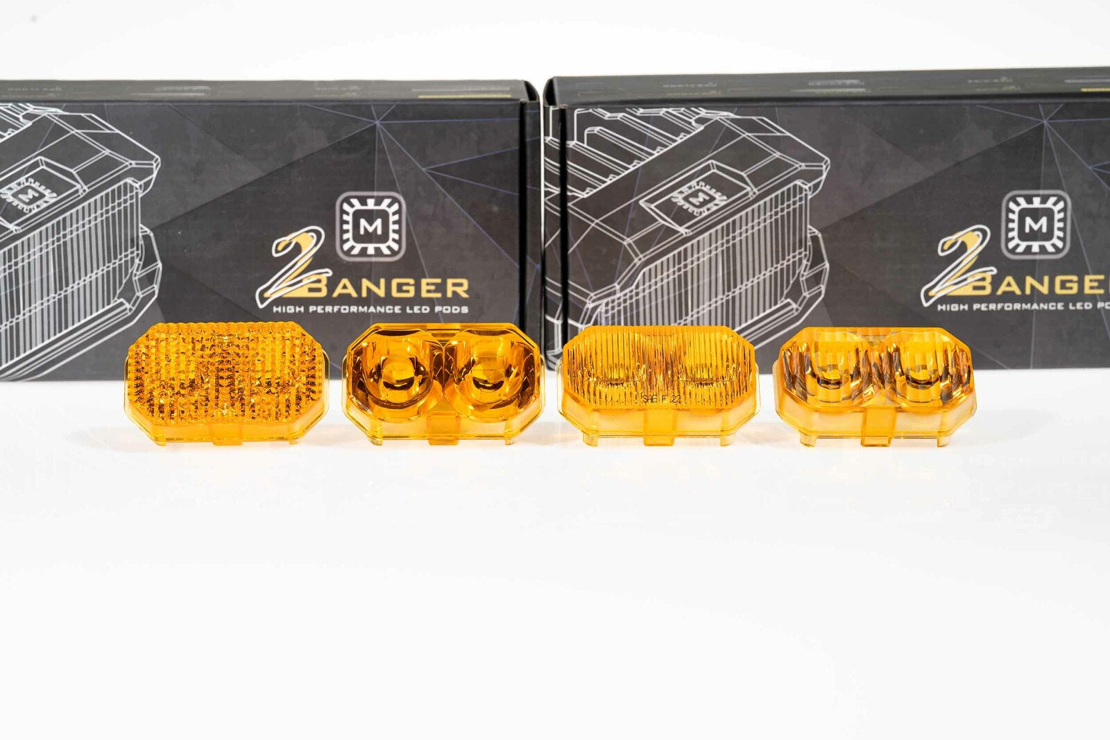 Morimoto Lens Only 2Banger (Yellow, Flood, Each) -2