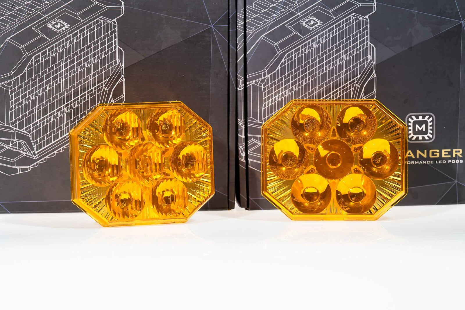Morimoto Lens Only BigBanger (Yellow, Spot, Each) -2