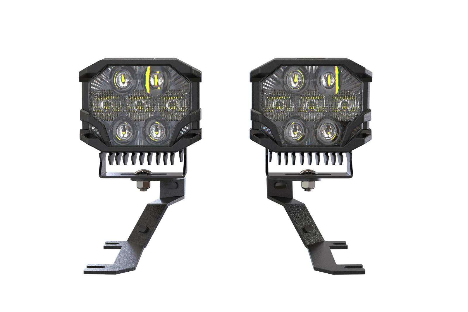 Morimoto BigBanger Ditch Light Kit: 2019+ Sierra 1500 (NCS Yellow Spot Beam) -2