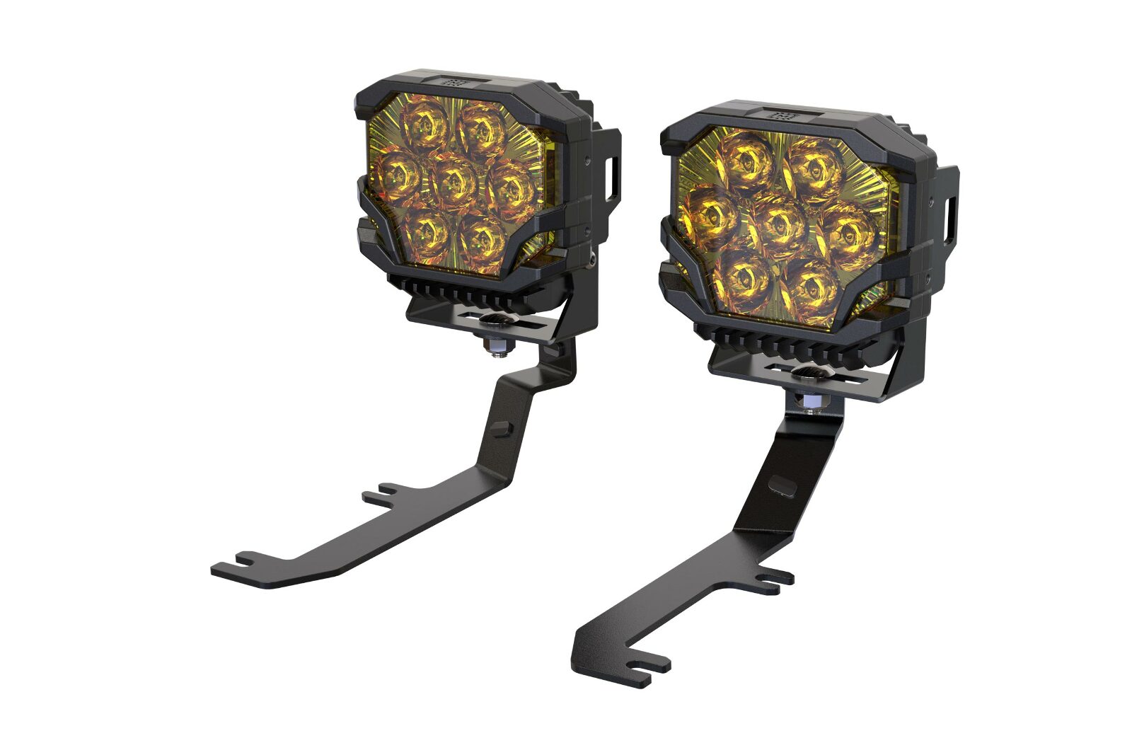 Morimoto BigBanger Ditch Light Kit: 2020+ Sierra HD (HXB Yellow Spot Beam) -1
