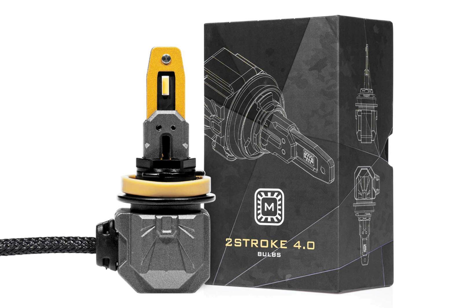 Morimoto H11/H9/H8 Morimoto 2Stroke 4.0 LED Bulb (Yellow) (Each) -1