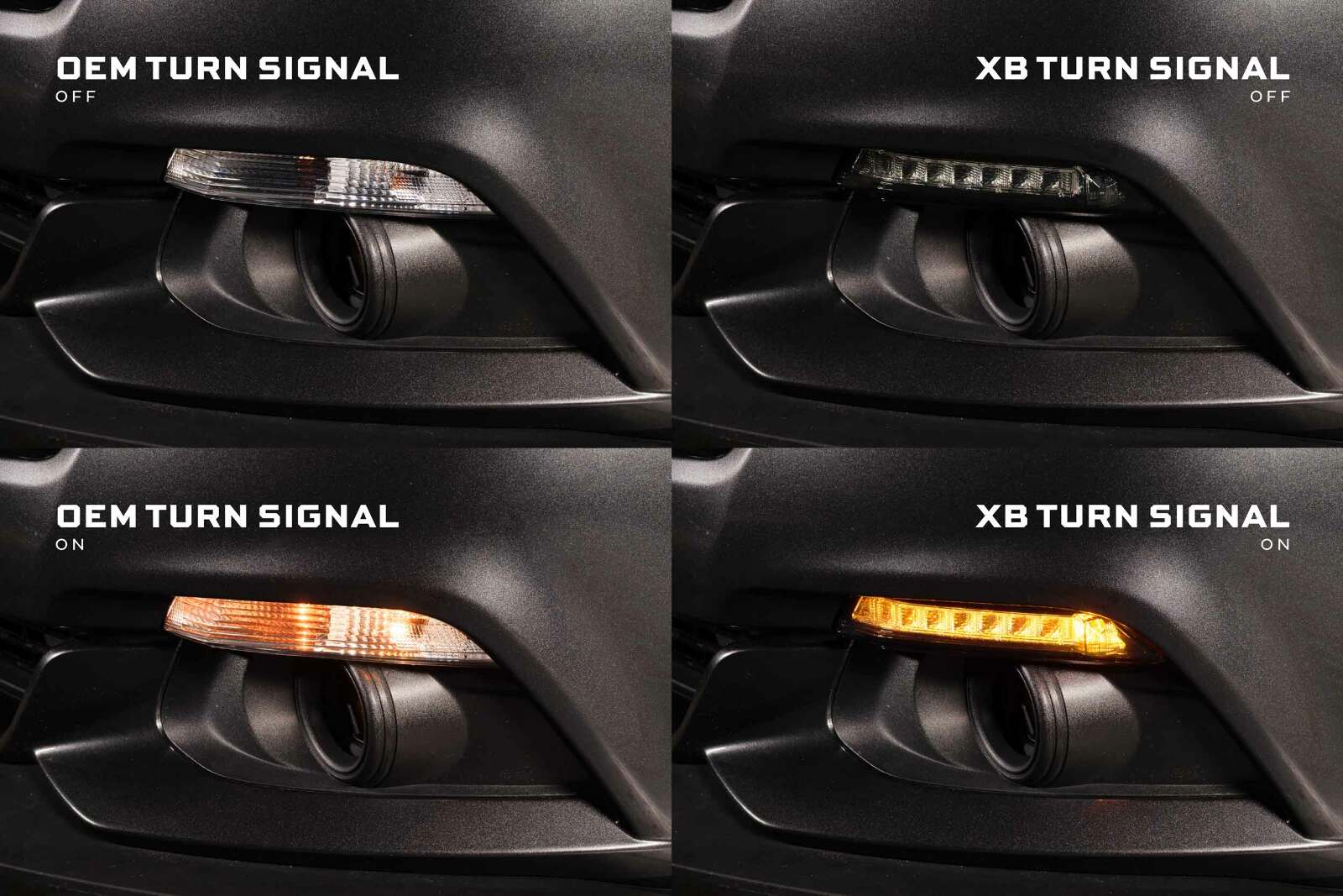 Morimoto Profile XB LED Turns Ford Mustang (15-17, Smoked Lens, Set) -8