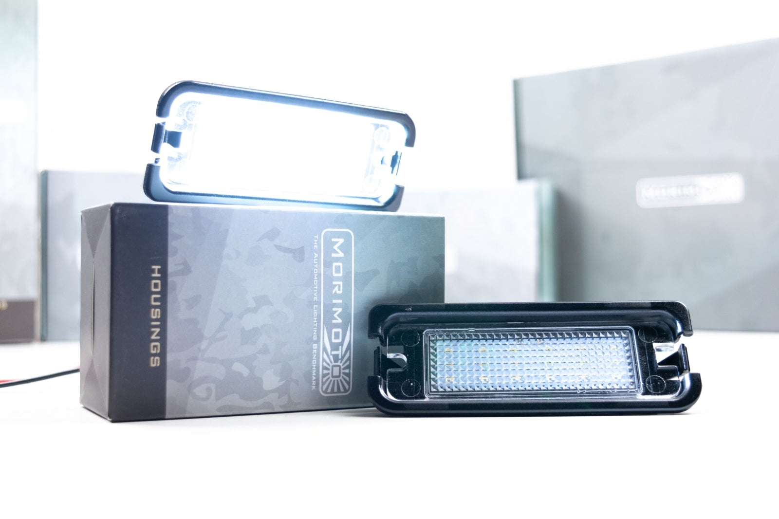 Morimoto XB LED License Plate Lights Ford Mustang (15-20, Set) -2