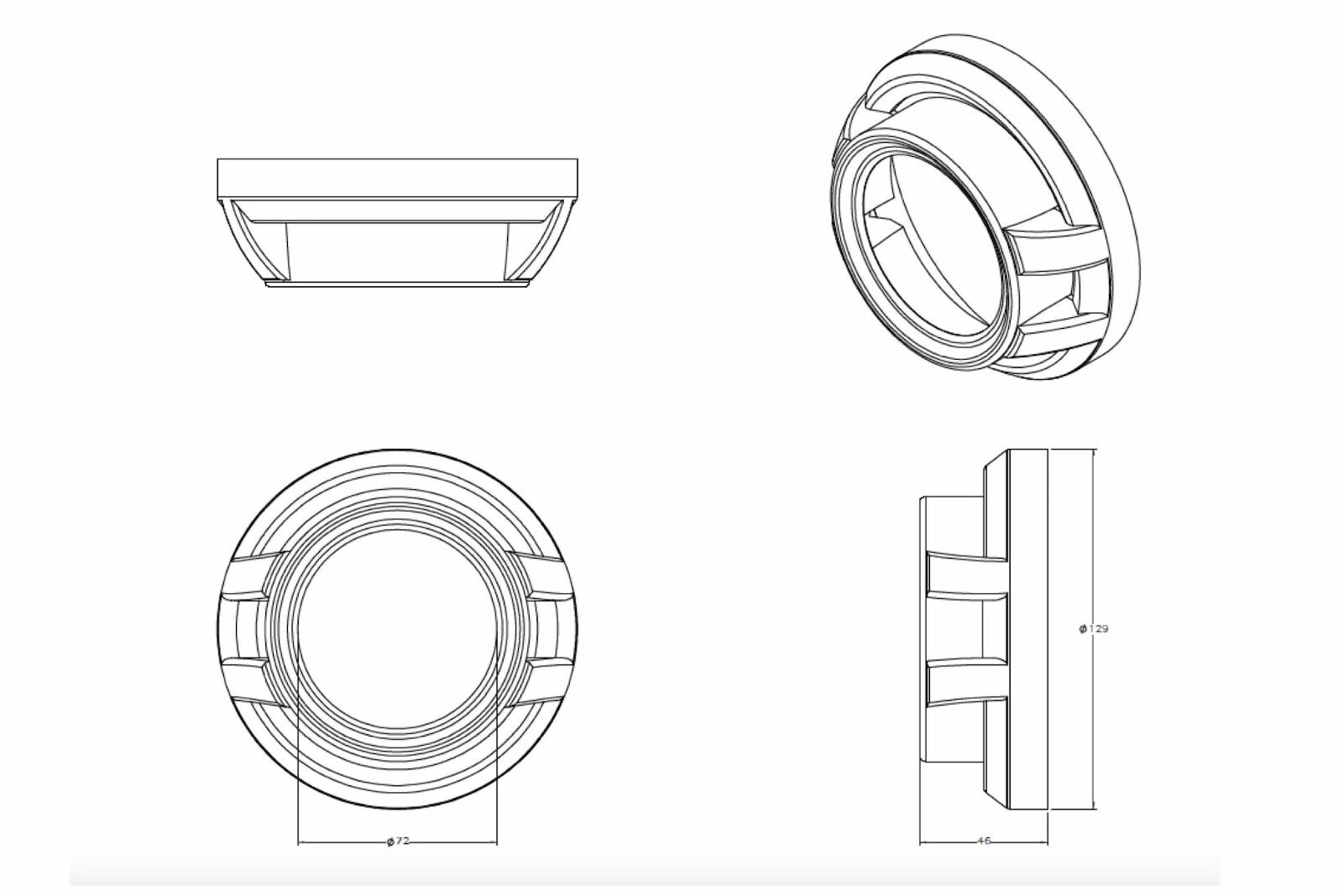 Morimoto Profile Apollo 1.0 Projector Shroud -3