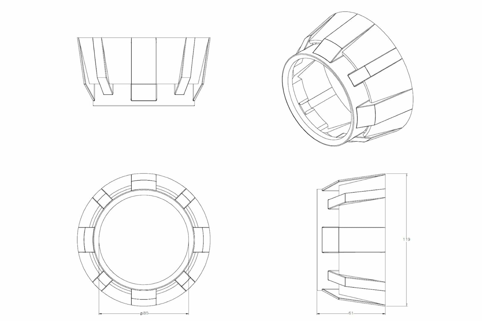 Morimoto XenonDepot Gatling Gun 1.0 Projector Shroud -4