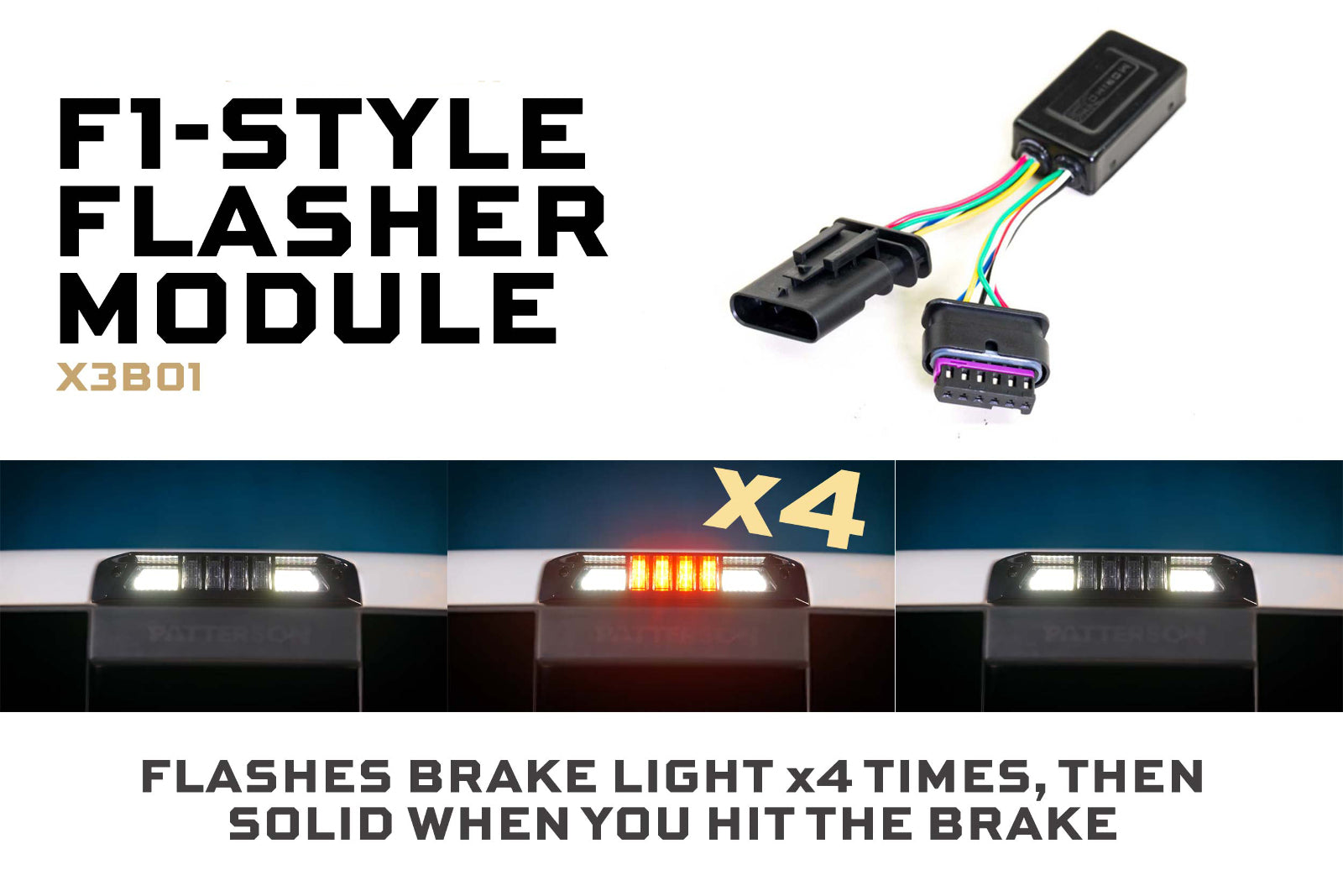 Morimoto X3B LED Third Brake Light F1 Rapid-Flash Module Each