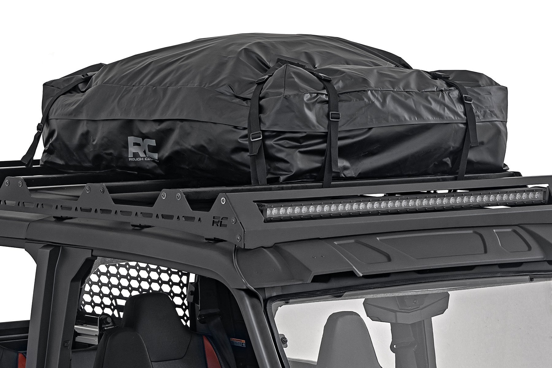 Rough Country Roof Rack 40" Black Single Row Polaris Xpedition ADV 5 2024 93172