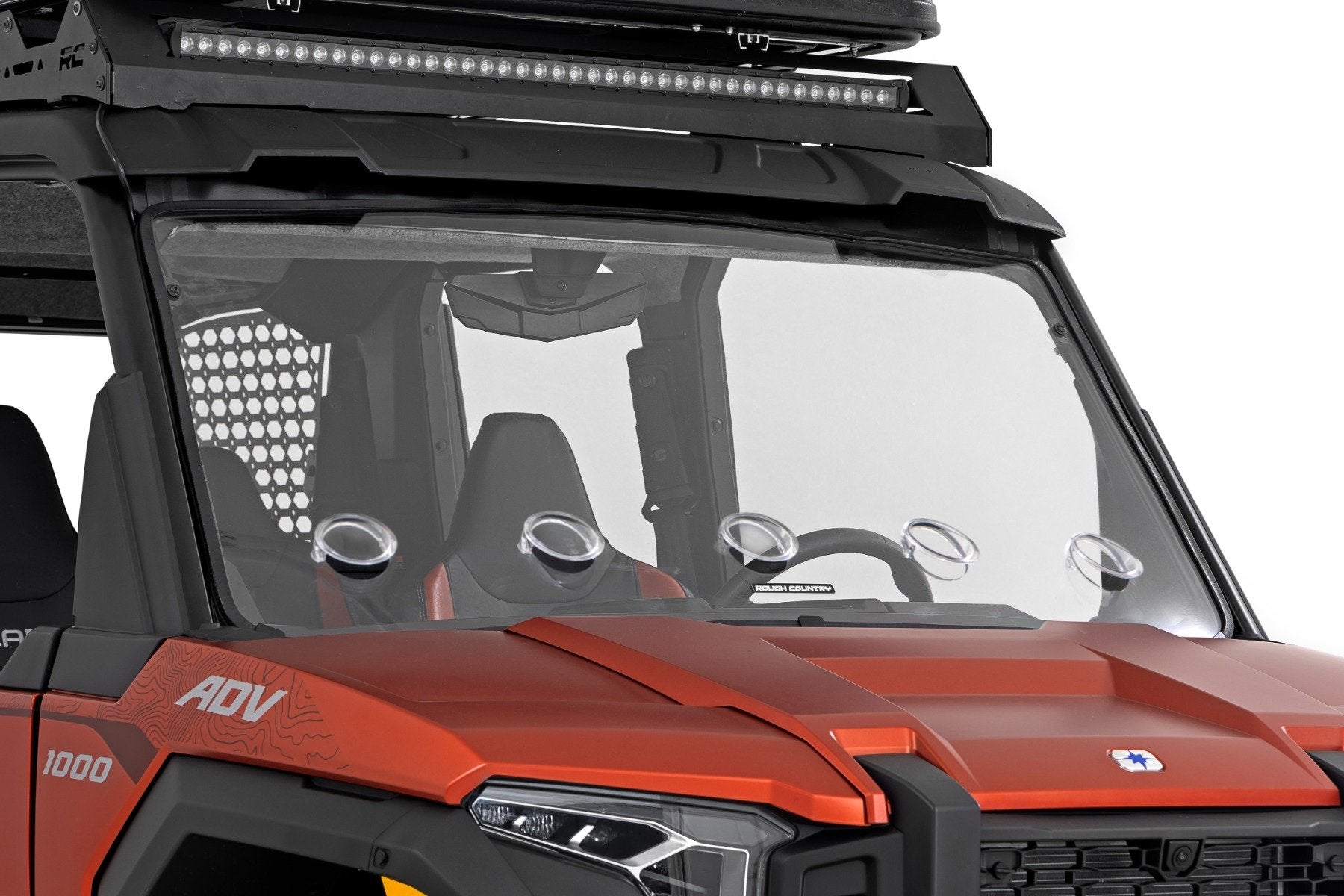 Rough Country Vented Full Windshield Scratch Resistant Polaris Xpedition 2024 -1