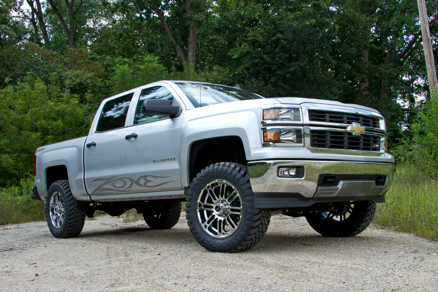 Zone Offroad 14-17 Chevy/GMC 1500 2WD 4.5" Lift Kit Steel/Aluminum Control Arms