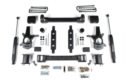 Zone Offroad 14-17 Chevy/GMC 1500 2WD 4.5" Lift Kit Steel/Aluminum Control Arms