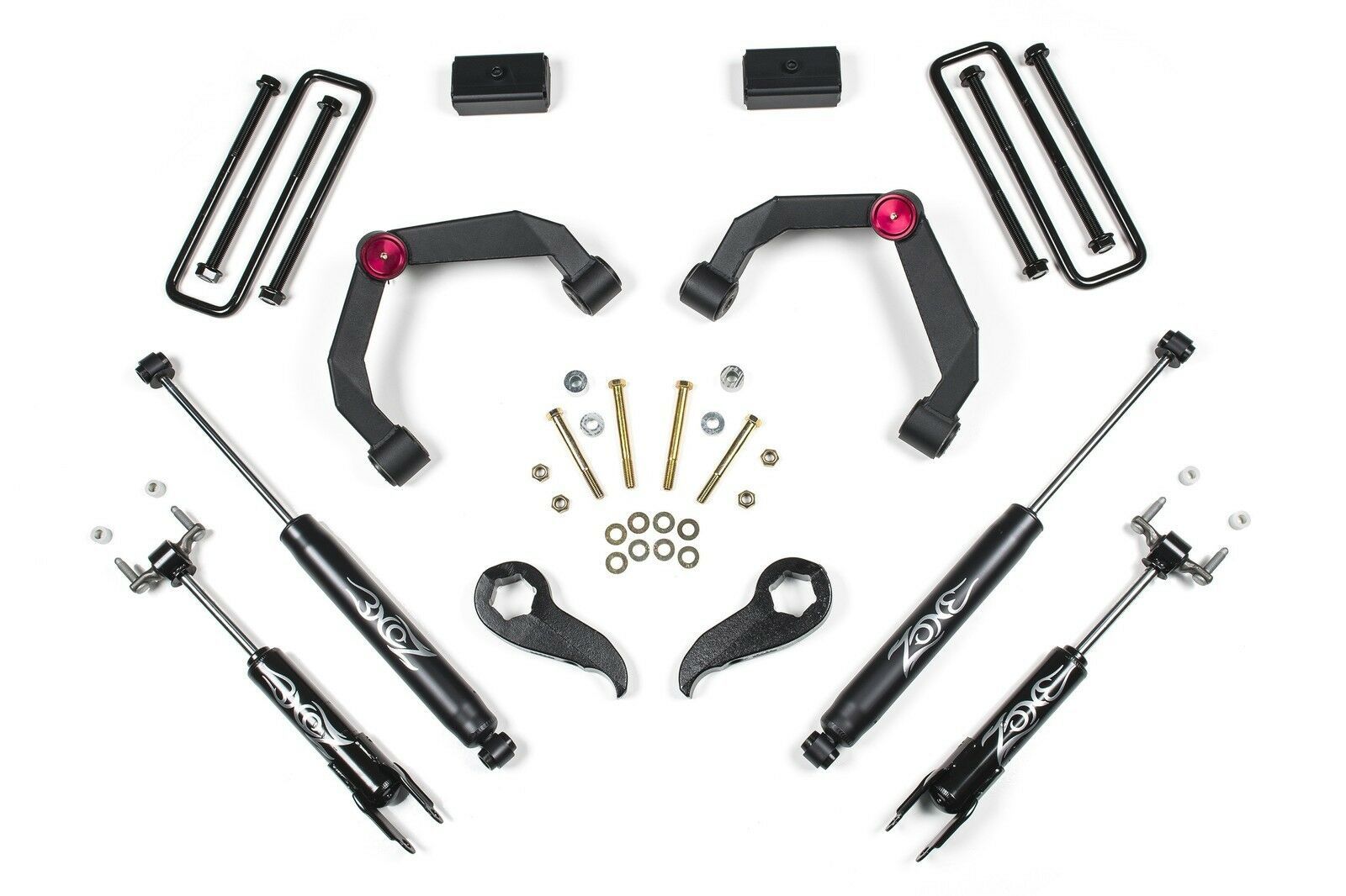 Zone OffRoad Chevy GMC 2500HD/3500HD 3" Adventure Series UCA Lift Kit 11-18