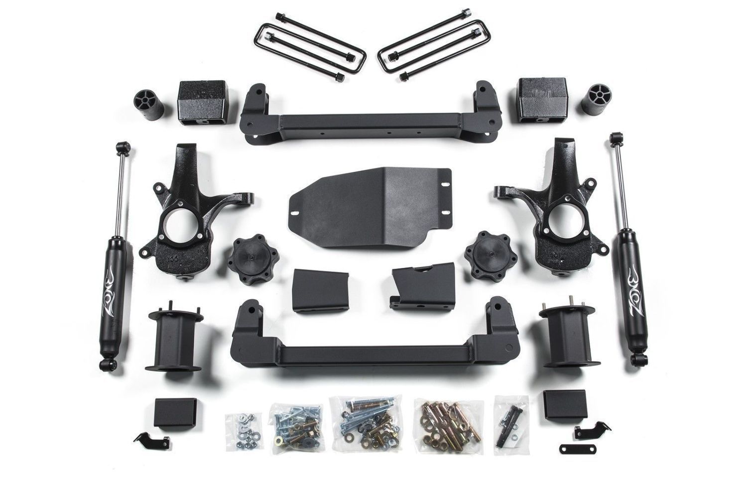 Zone Offroad Chevy GMC 1500 6.5" Suspension Lift Kit 07-13 4WD