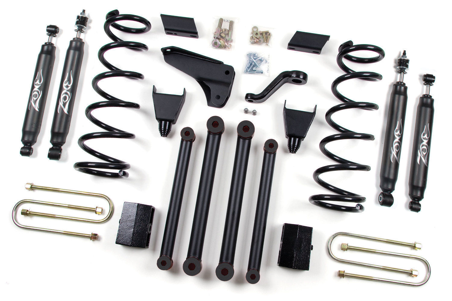 Zone OffRoad for Dodge Ram 5" Suspension Lift 2500/3500 4WD 10-13 (D17N)