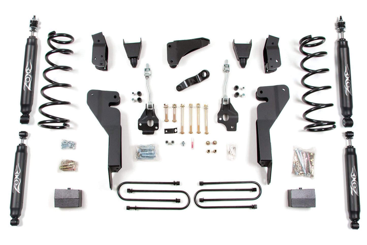 Zone Offroad suspension Lift kit for Ram 1500mega/2500/3500 6"Gas 3-1/2" Axle