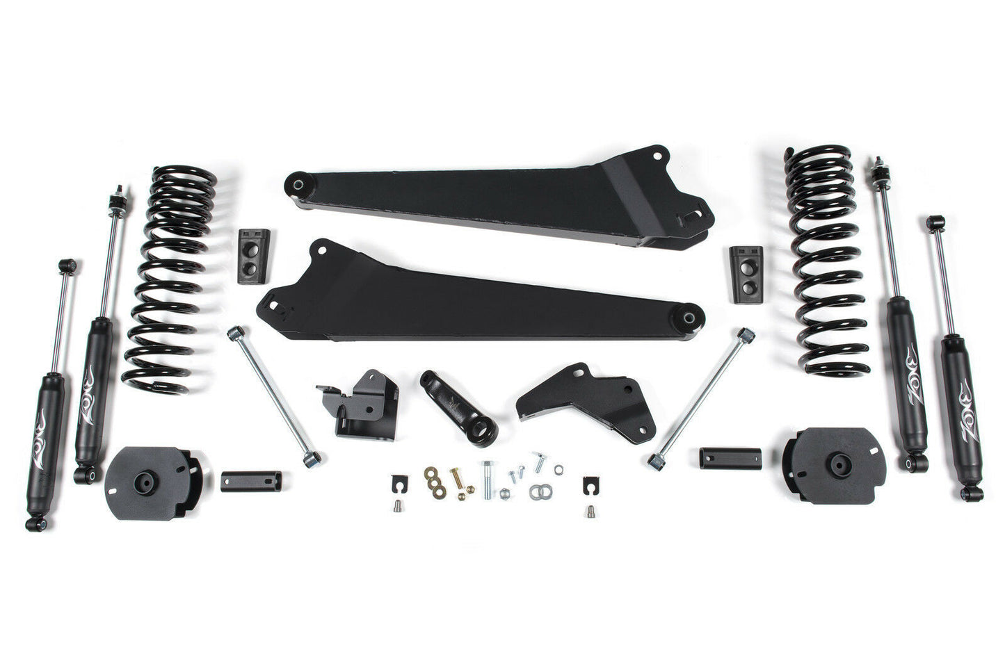 for Ram 2500 Diesel 4.5" Radius Arm Suspension Lift Kit 14-17 4wd & FREE HAT