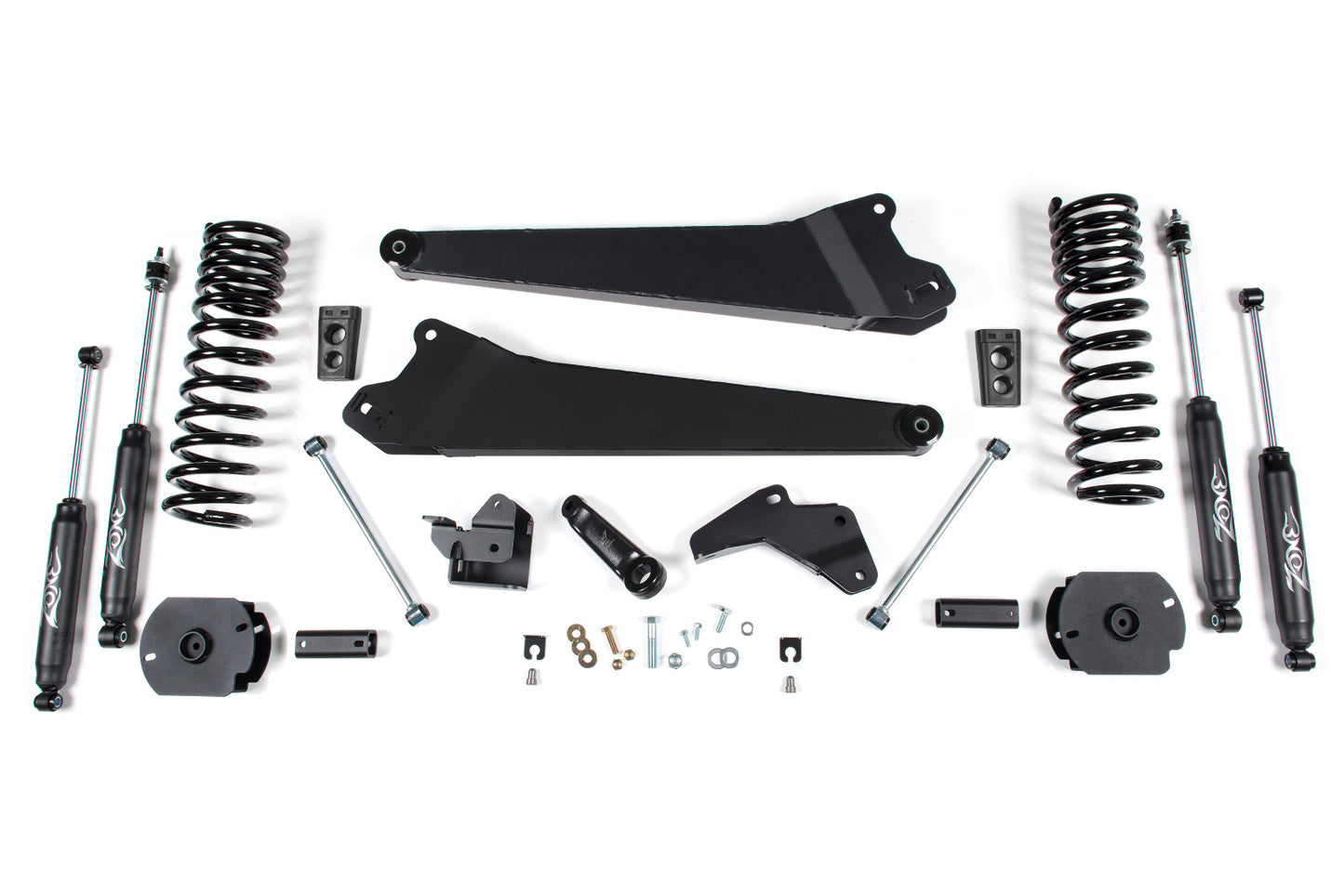 Zone Offroad 2014-18 for Ram 2500 (GAS) 4" Radius Arm Suspension System