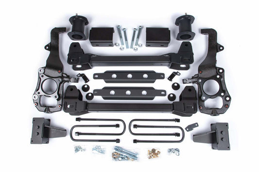2021-2024 Ford F150 2wd 6" Suspension Lift Kit, 4" Rear Lift, Block; Spacer Front, No Shocks