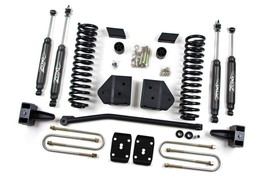 Zone Offroad for Ford F250 F350 Super Duty 4" Lift Kit 2011-2016 4wd (GAS)