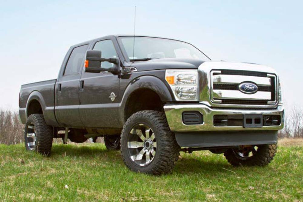 Zone Offroad 4" Suspension for 08-10 Ford F250/F350 4" Radius Arm System *Gas