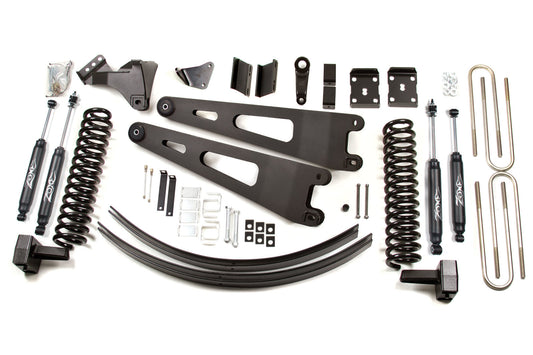 Zone Offroad 08-10 for Ford SD 6" Radius Arm Lift Kit *Diesel /NO Overloads