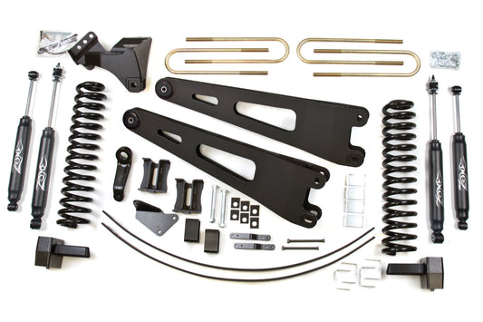 Zone Offroad Suspension Lift kit 05-07 for Ford F250/F350 6" Radius Arm Gas