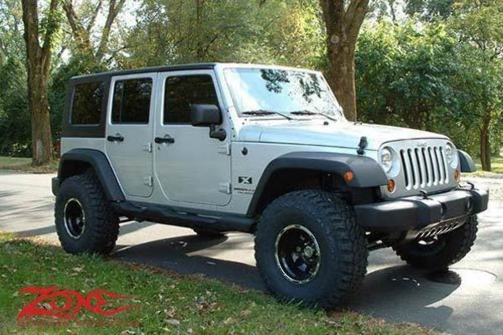 Zone Offroad 3" Lift Kit for Jeep Wrangler JK 2007-2016 4-Door