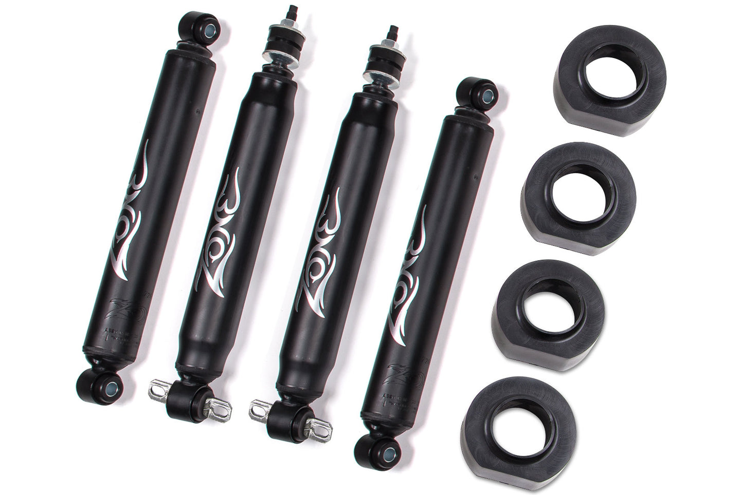 Zone Offroad 2" Coil Spacer Lift Kit fits 93-98 Jeep Grand Cherokee ZJ