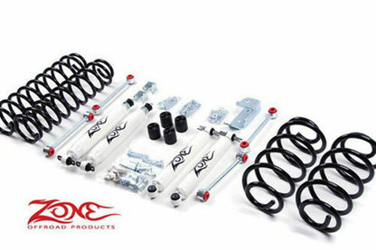 fits Zone Offroad 3" Lift Kit for Jeep Wrangler TJ 1997-2002